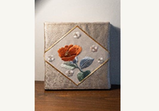 Wall art canvas(S)-Red flower